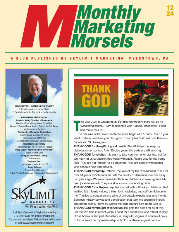 December 2024 Morsel