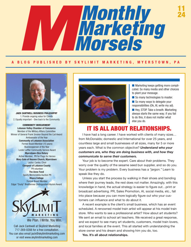 November 2024 Morsel