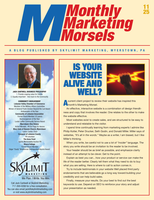 Is Your Website Alive and Well?  - Nov 2025